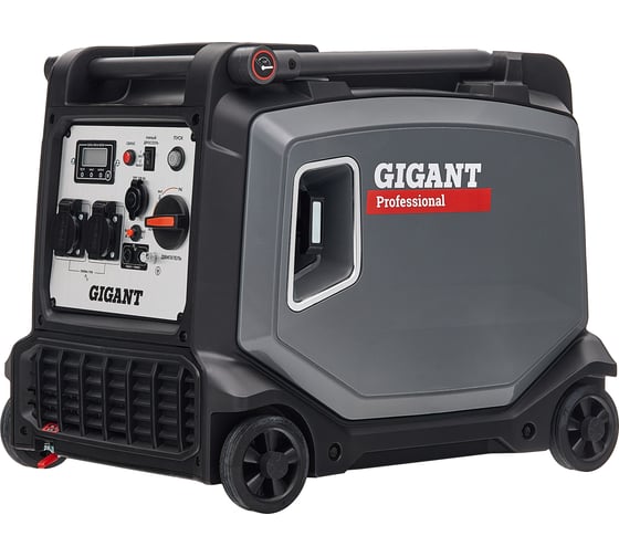 Изображение товара Инверторный генератор Gigant Professional (3,8 кВт; эл.стартер; дисплей; колёса и ручки) GPIGL-3800E
