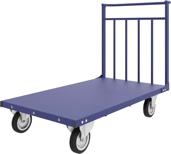 Изображение товара Платформенная усиленная тележка RUSKLAD ТПУ 5, 700x1200 мм, d200 мм усиленные ТПУ 5 200 у