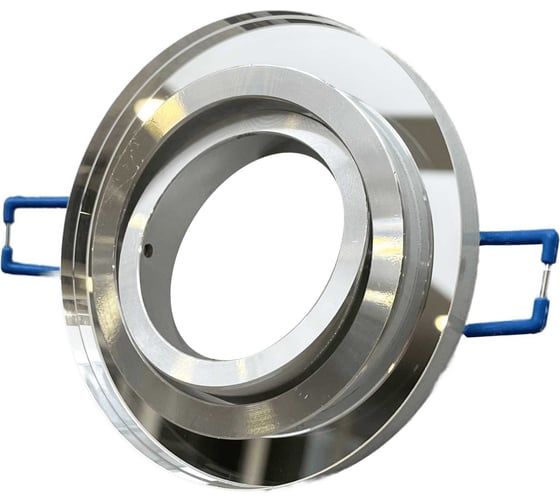 Изображение товара Встраиваемый поворотный светильник truEnergy gu5.3 d90xh25 ip20 белый/стекло 21228