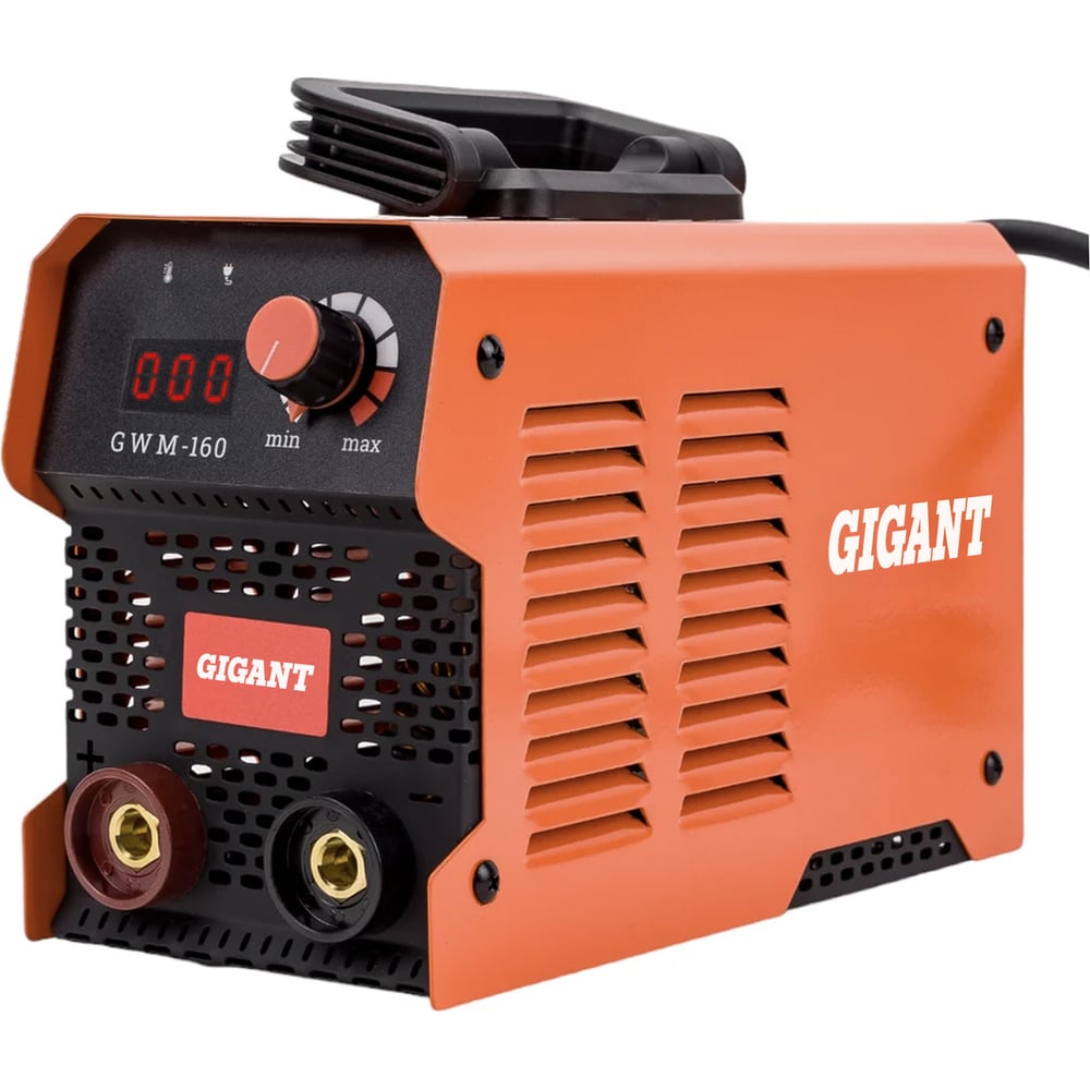 Изображение товара Инверторный сварочный аппарат Gigant GWM-160 160А, дисплей, IP21S
