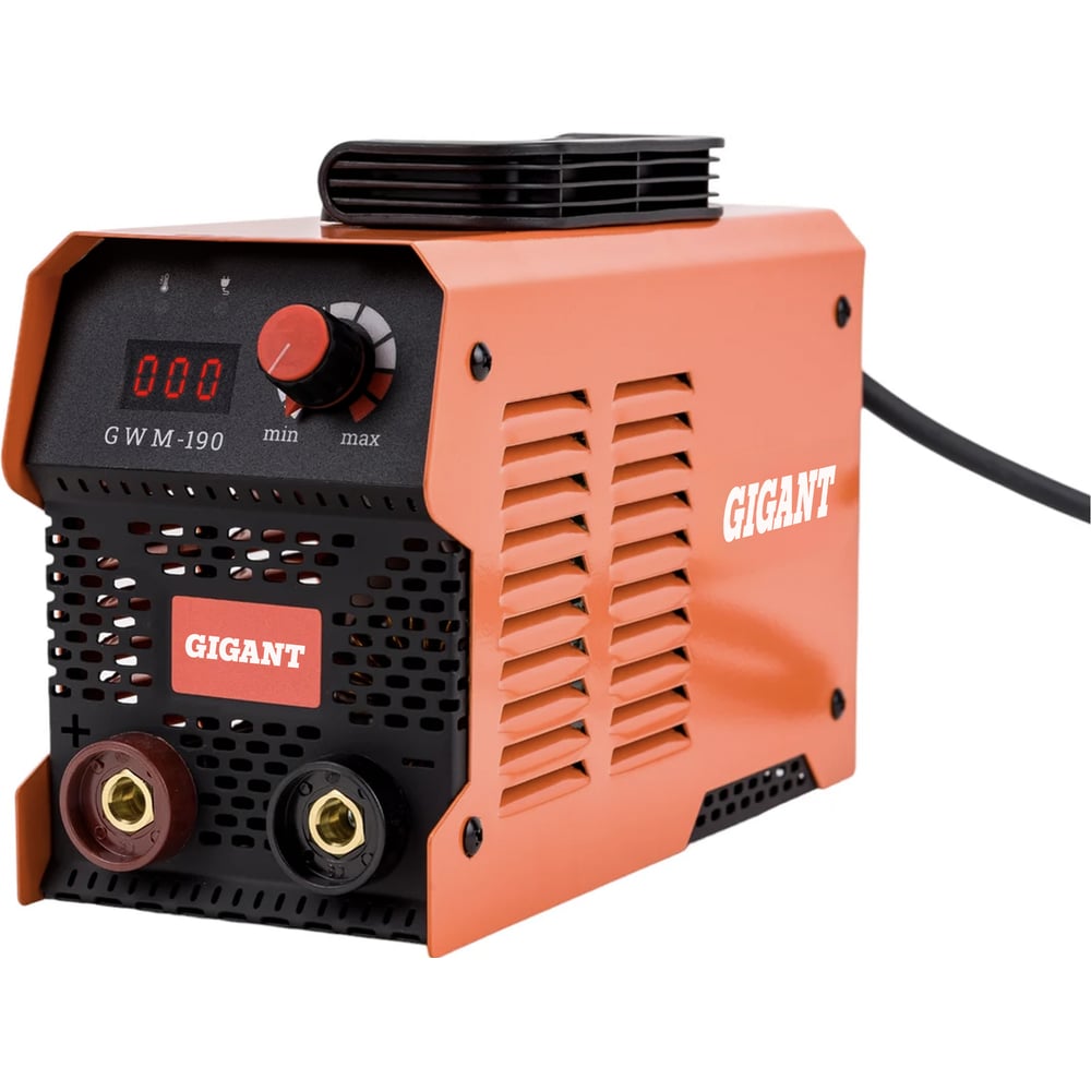Изображение товара Инверторный сварочный аппарат Gigant GWM-190 190 А дисплей кабель 2.5+1.5 м