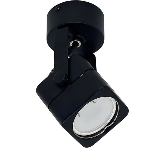 Изображение товара Накладной поворотный светильник truEnergy gu10 60x60xh130 ip20 черный/металл 21347