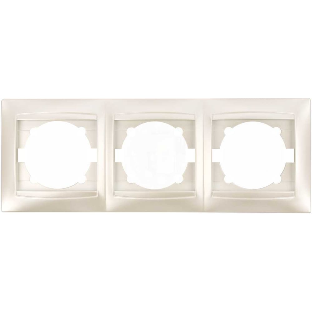 Изображение товара Рамка TDM ELECTRIC 3-х постовая перламутр Лама SQ1815-0831