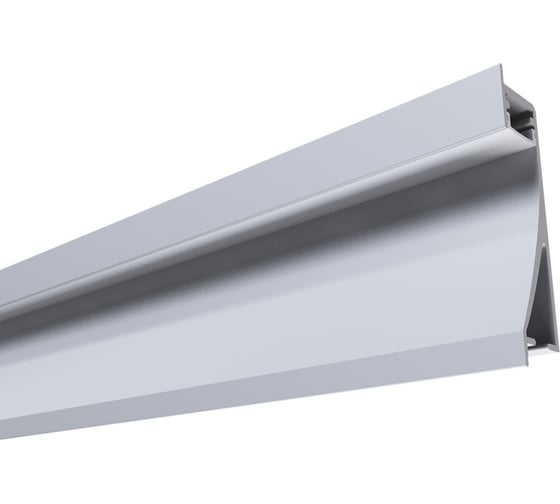 Изображение товара Алюминиевый профиль Apeyron для светодиодной ленты, встройка, серебро, 68x14мм, 2м, комплект 08-42