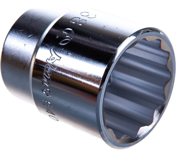 Изображение товара Головка торцевая 12-ти гранная (38 мм; 3/4"; 60 мм) Hans 6402M38