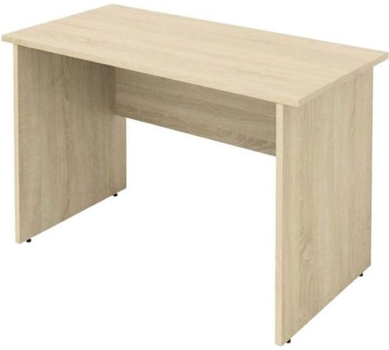Изображение товара Письменный стол ООО Комус IN Рондо L 22/16 1200x600x755, дуб альпийский 1629856