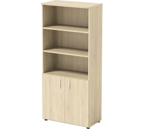 Изображение товара Шкаф для документов ООО Комус IN Рондо L Ш25 22/16 804x450x1800, дуб альпийский 1629861