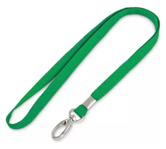 Изображение товара Держатель для бейджа ООО Комус с карабином зеленый 1372754