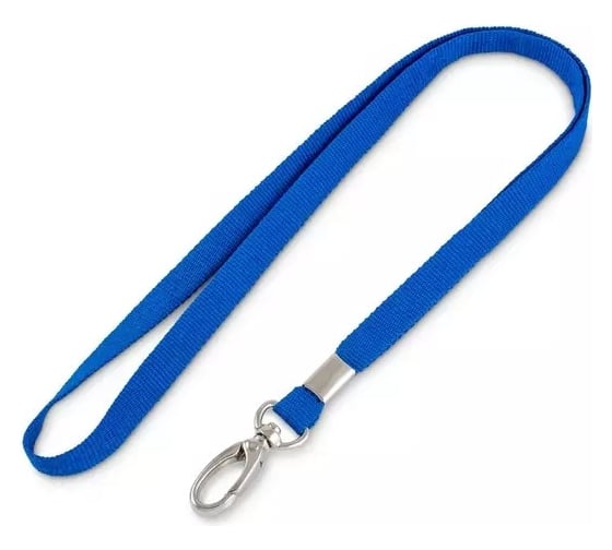 Изображение товара Держатель для бейджа ООО Комус на карабине синий 1126300