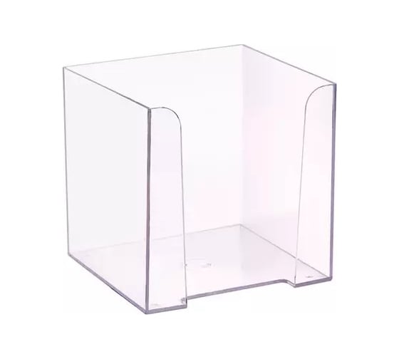 Изображение товара Бокс для бумаги ООО Комус 9x9х9 см прозрачный пл41 479037