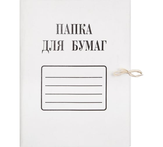 Изображение товара Папка ООО Комус с завязками 280 г/м2 мелованная 10 шт 874873