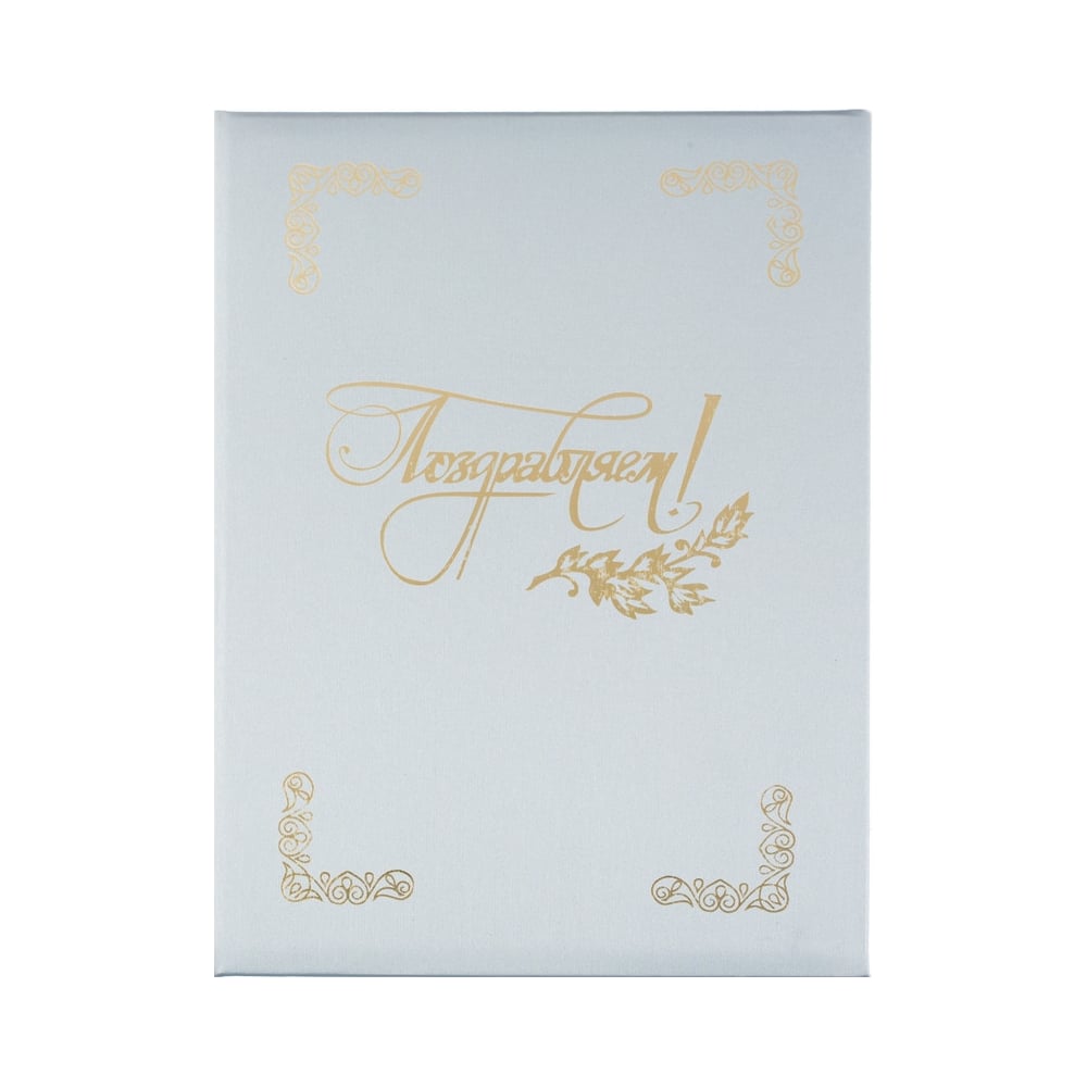 Изображение товара Адресная папка ООО Комус Танго серебро A4 162531 - поздравительная для документов