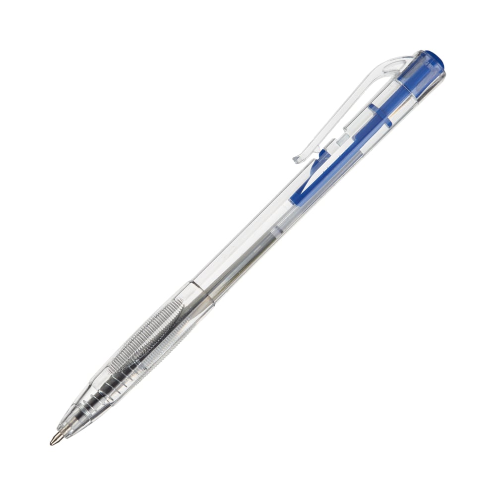 Автоматическая шариковая ручка Attache Economy полимерные негофрированные скрепки attache economy