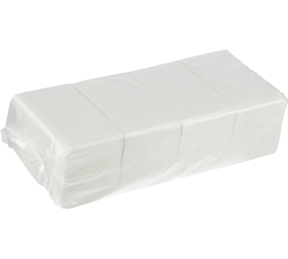 Изображение товара Двухслойные салфетки ООО Комус 33x33 см белые 18 сложений 200 шт 837551