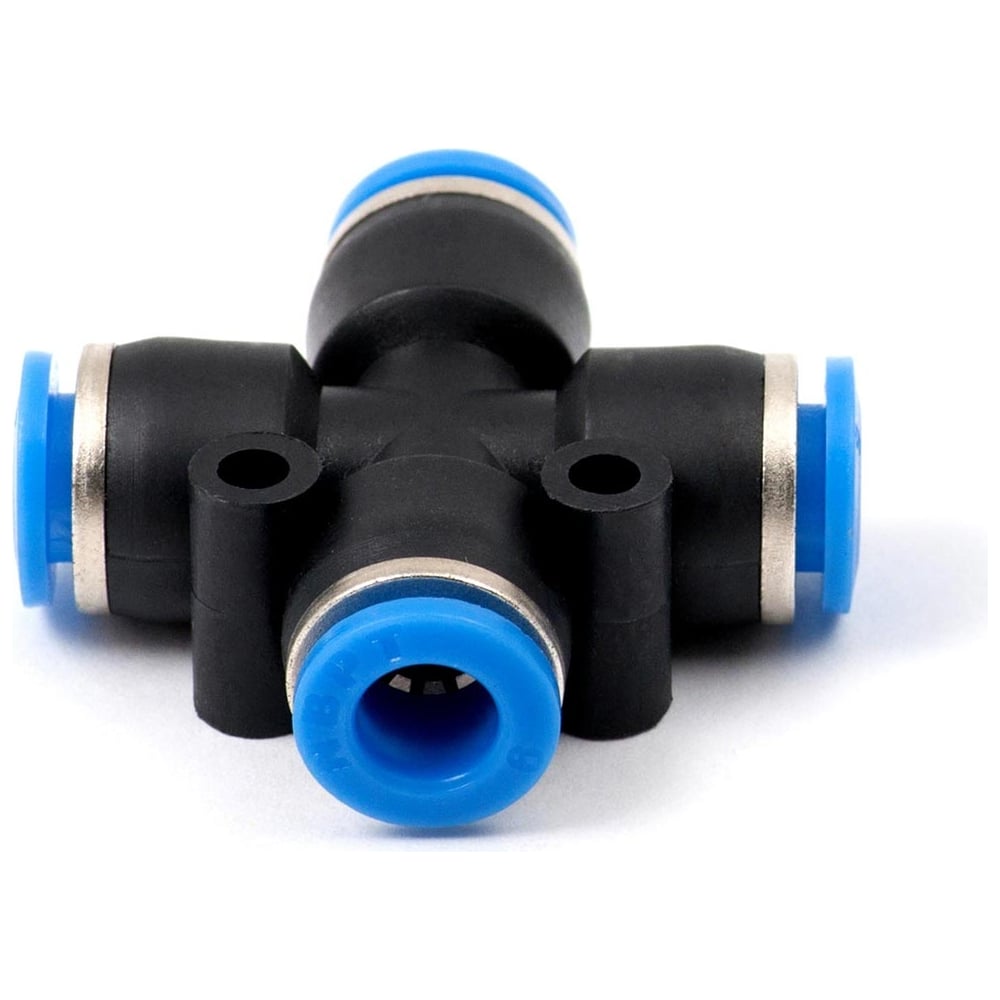 Изображение товара Пневматический фитинг крест Pegas 10 мм 5804 для систем автоматизации