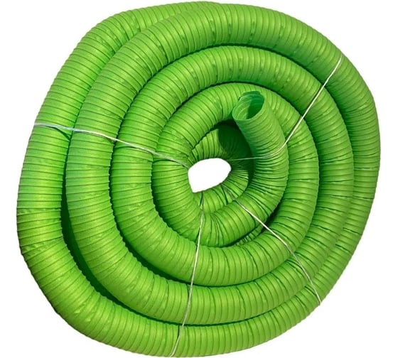 Изображение товара Воздуховод Smooth 65 мм, 10 м, полужесткий, однослойный с антистатическими и антибактериальными свойствами DEC SDNWLG65