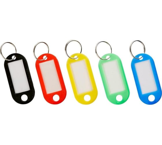 Изображение товара Бирка для ключей Осколпласт 100 шт./пак. ассорти 100 330465