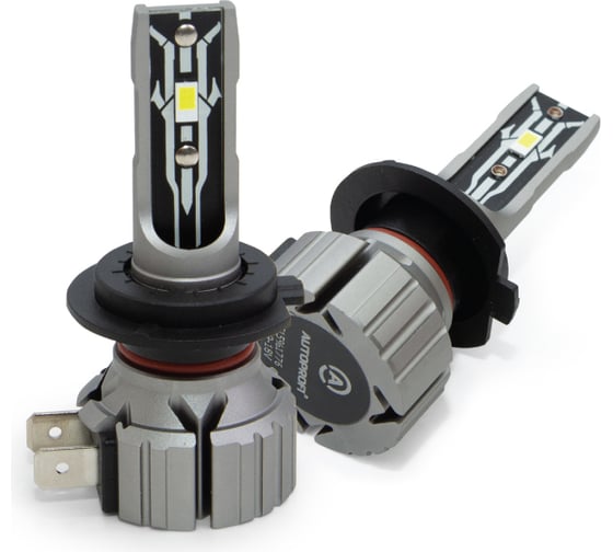 Изображение товара Светодиодная лампа AUTOPROFI Х2 компак., H7, 12 В/15 Вт, 6000 K, 4000 Лм, комплект 2 шт. X2-H7