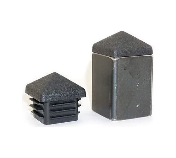 Изображение товара Заглушка ЭЛИМЕТ 40x40 внутренняя "домик", 10 шт БП-00002788