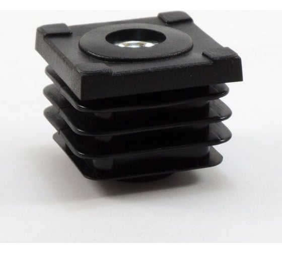 Изображение товара Заглушка ЭЛИМЕТ 40x40, с гайкой М10, комплект 8 шт БП-00002787