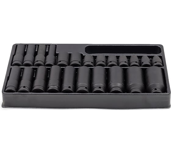 Изображение товара Набор ударных торцевых головок (10-32 мм; 1/2") 23 шт. Hans TT-60