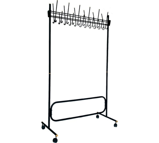 Изображение товара Вешалка ООО Комус TI_гардеробная СКР черная на колесиках 57858