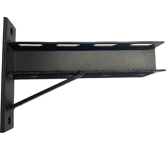 Изображение товара Металлический кронштейн ООО "СВОЙ МАСТЕР" 200 r, черный муар 08.0032
