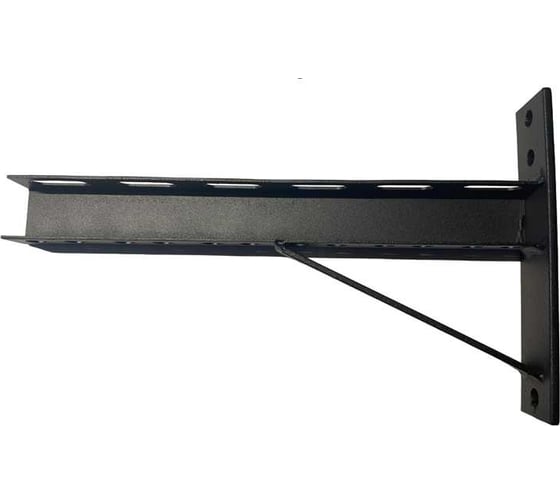 Изображение товара Металлический кронштейн ООО "СВОЙ МАСТЕР" 400 l, черный муар 08.0037