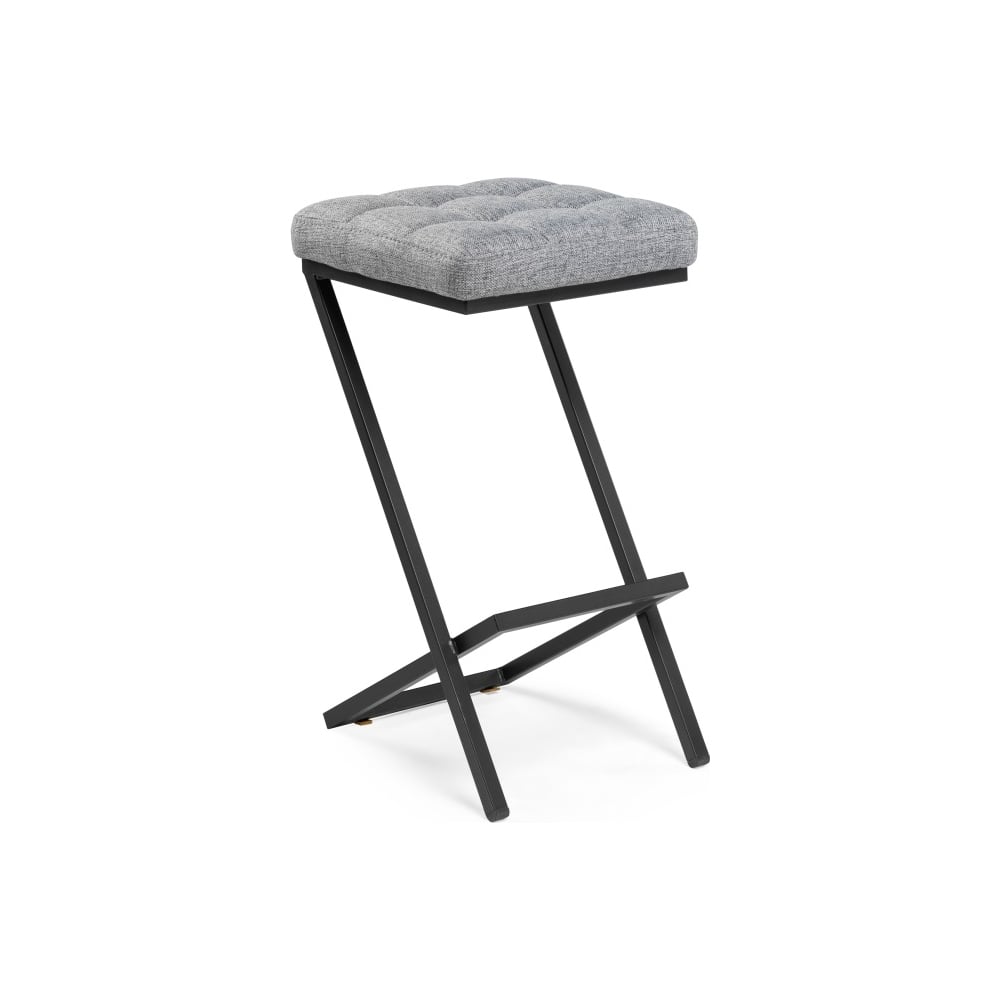 Изображение товара Стул барный Woodville амаури графит и серый металл лофт стиль