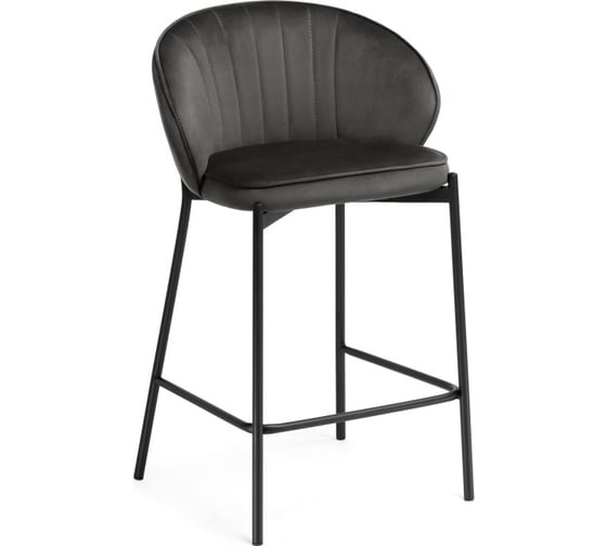 Изображение товара Барный стул Woodville нейл серый, черный 528460