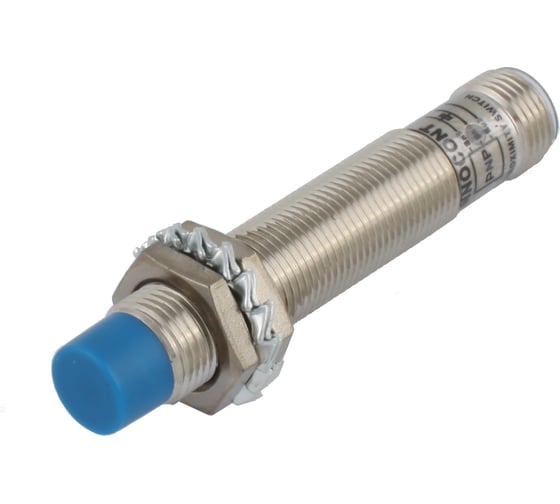 Изображение товара Индуктивный неэкранированный датчик INNOCONT, M12x1, L=61 мм, зона срабатывания 4 мм, -25 +60 С, 12…24 VDC, IP67, выход: PNP NO, макс. ток 200 мА, разъем M12 SLI-12P4C