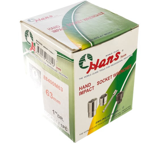 Изображение товара Головка торцевая ударная 6-ти гранная (63 мм; 1"; 91 мм) Hans 88400M063