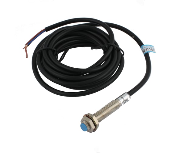 Изображение товара Индуктивный экранированный датчик INNOCONT M8x1, L=49 мм, зона срабатывания 1 мм, -25 +60 С, 12…24 VDC, IP65, выход: PNP NO, макс. ток 200 мА, кабель 2 м SL-8P1C