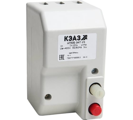Изображение товара Автоматический выключатель КЭАЗ 40А 10Iн АП50Б 2МТ У3 400В AC/220В DC 106914
