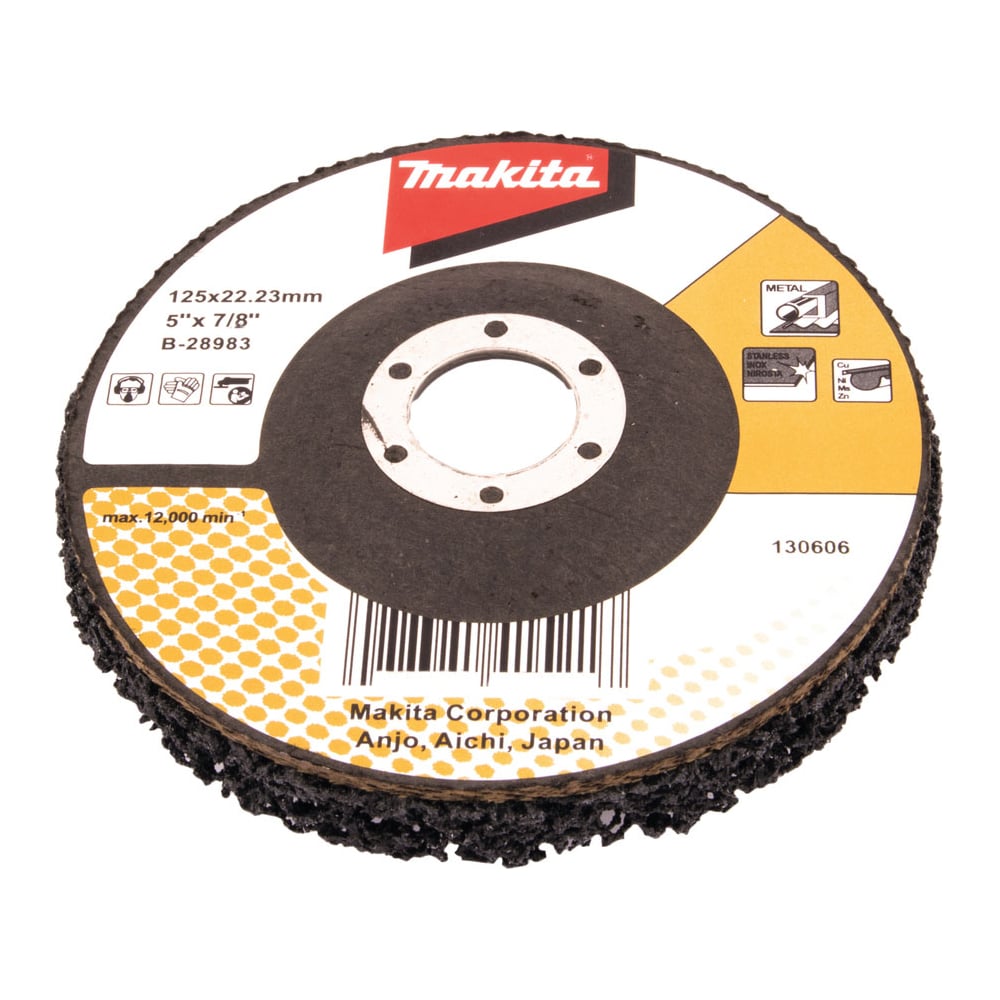 Изображение товара Диск шлифовальный из вспененного абразива 125мм Makita B-28983 для металла и краски