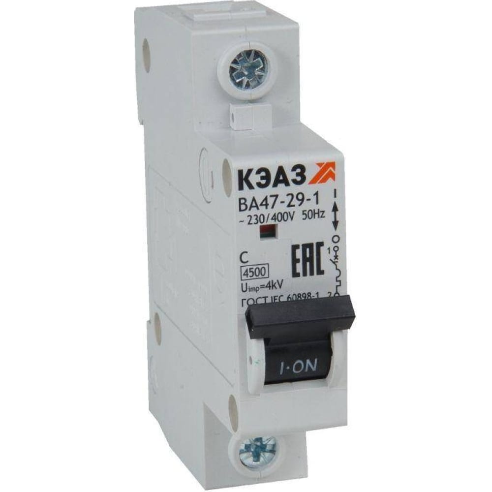 Модульный выключатель автоматический КЭАЗ модульный автоматический выключатель iek