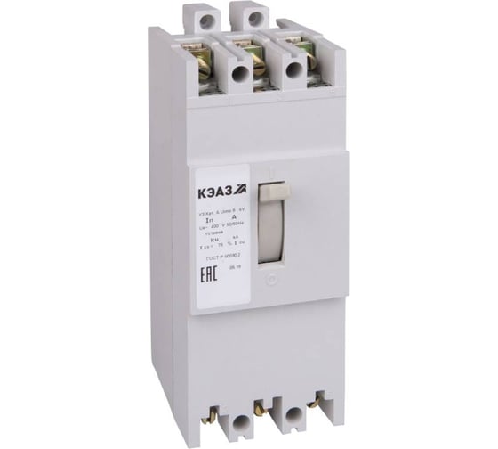 Изображение товара Автоматический выключатель КЭАЗ 100А 10Iн АЕ2053М-100 У3 400В AC 104431