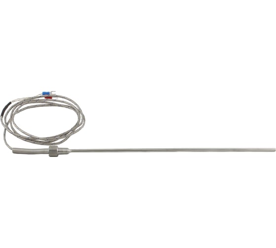 Изображение товара Датчик температуры с кабелем INNOCONT исполнение N, спай CA, раб.часть: диаметр 4,8мм длина 300мм, резьба 1/8", длина кабеля 3м TS-W-N-CA-4,8-300-3-1/8