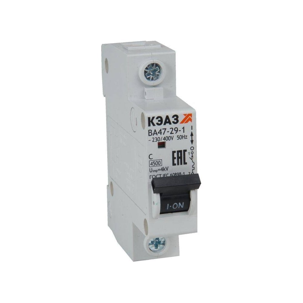 Модульный выключатель автоматический КЭАЗ выключатель автоматический модульный 1п b 16а 4 5ка ва 101 dekraft 11006dek