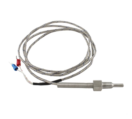 Изображение товара Датчик температуры с кабелем INNOCONT исполнение N, спай CA, раб.часть: диаметр 4,8мм длина 30мм, резьба 1/8", длина кабеля 3м TS-W-N-CA-4,8-30-3-1/8