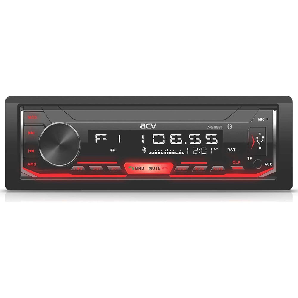 Изображение товара Магнитола ACV 1DIN AVS-816BR с Bluetooth и USB