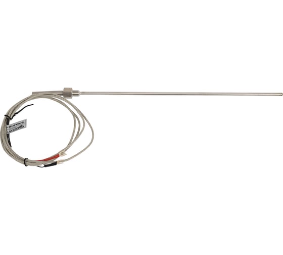 Изображение товара Датчик температуры с кабелем INNOCONT исполнение N, спай Pt100, раб. часть: диаметр 4,8мм длина 300мм, резьба М10x1,5, длина кабеля 1.5м TS-W-N-Pt100-4,8-300-1,5-M10x1,5
