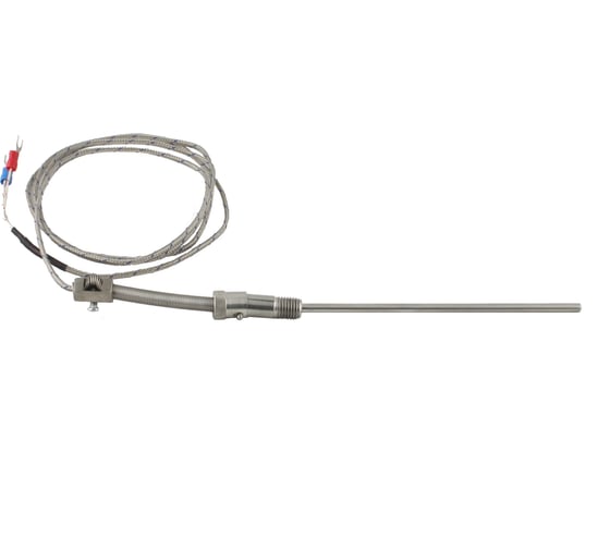 Изображение товара Датчик температуры с кабелем INNOCONT исполнение S, спай CA, рабочая часть: диаметр 4,8мм длина 150мм, втулка М12x1,5, длина кабеля 1.5м TS-W-S-CA-4,8-150-1,5