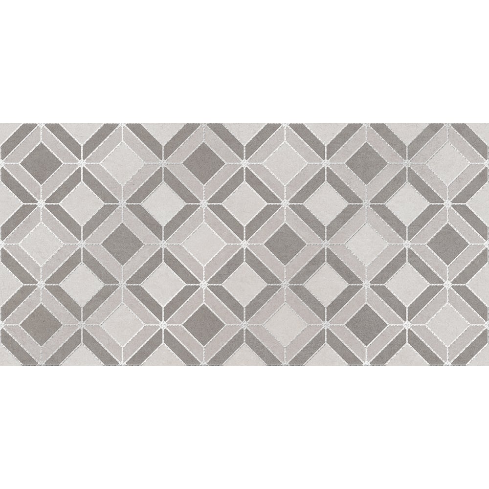 Плитка Azori Ceramica, цвет светло-серый 509651101 20.1x40.5 см, starck tessera 1 - фото 1