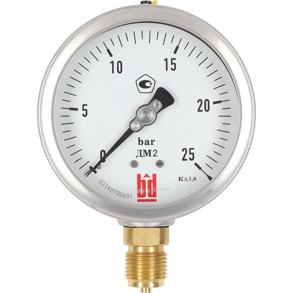 Изображение товара Манометр ДМ 2 100 Р 0-25 бар G1/2" IP65 точность 1.0