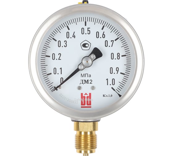 Изображение товара Манометр ДМ 2 100 Р (0-1) МПа, кл.1.0, М20x1.5 BD 1152100007