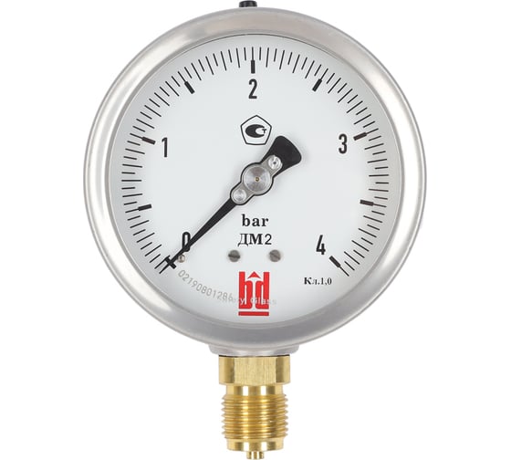 Изображение товара Манометр ДМ 2 063 Р (0-4) бар, кл.1.5, G1/4" BD 1152100014