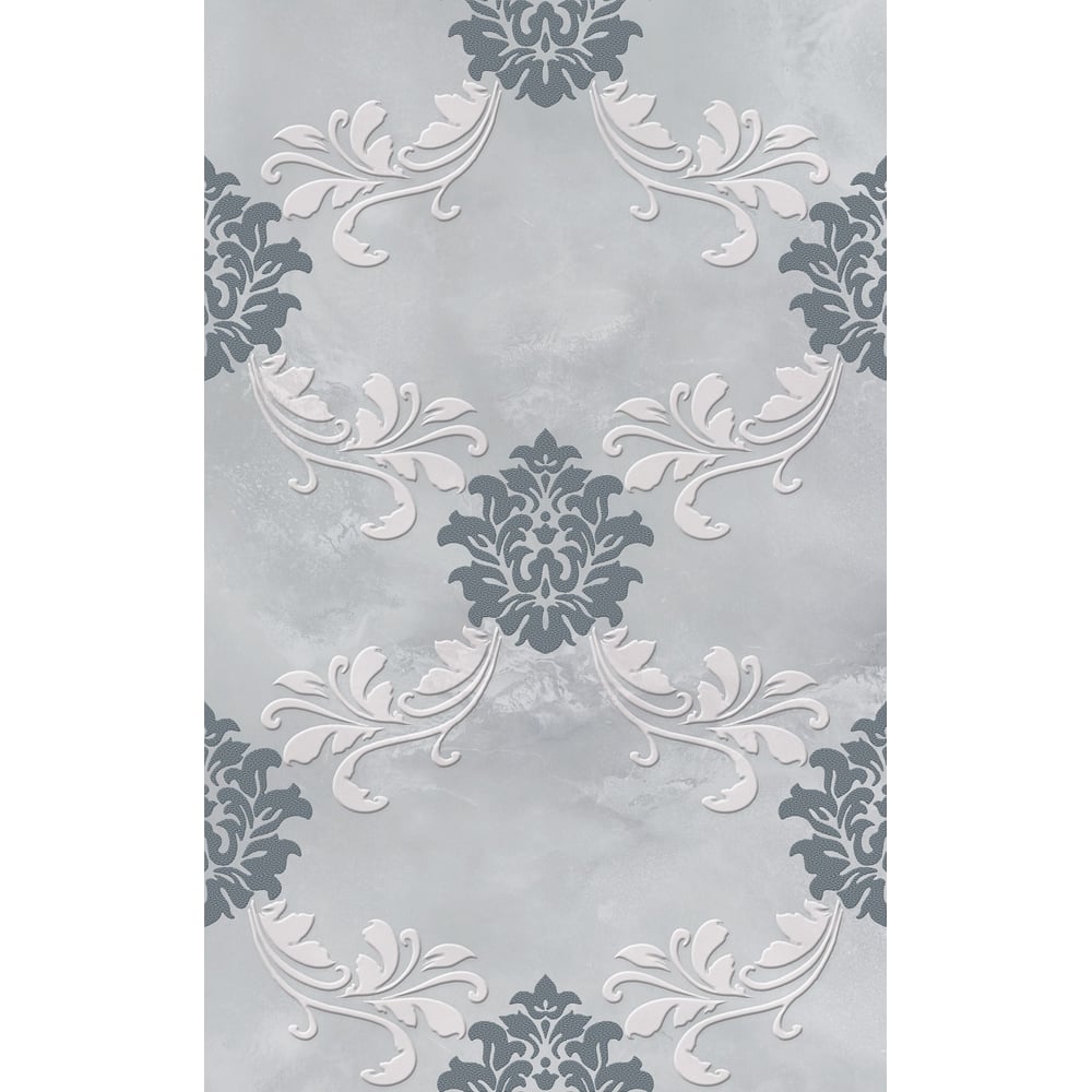 Декор Belleza плитка настенная axima лилль 25x50 см 1 25 м² матовая белый серый узор