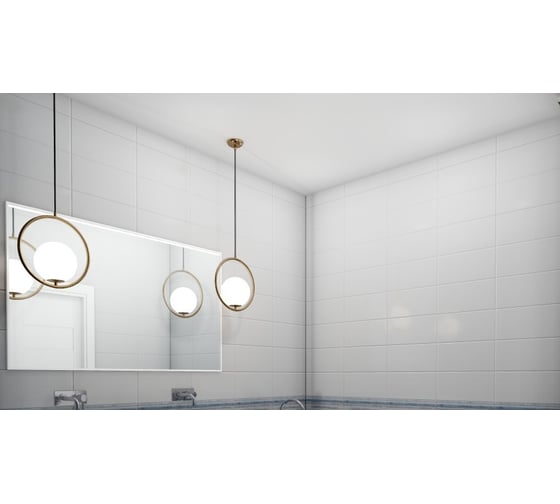 Изображение товара Настенная плитка Belleza Блум 00-00-5-08-00-00-2340 белый, 1.2 кв.м, 15 шт. СК000034223