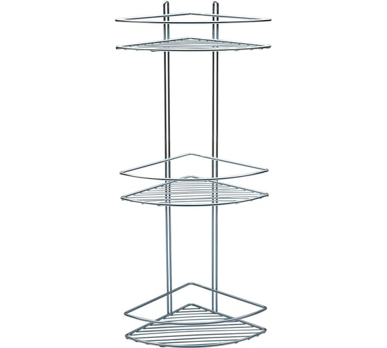 Изображение товара Полка для ванной 3-ярусная угловая Rosenberg RUS-385330